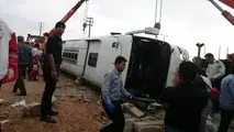 انتشار گزارش اولیه سانحه اتوبوس در محور سعادت شهر – شیراز