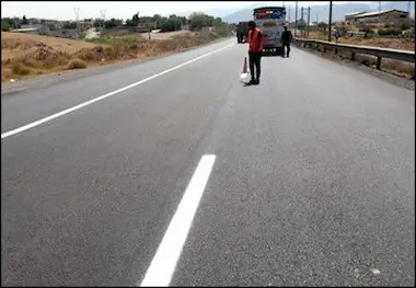 خط‌کشی ۳۱۰ کیلومتر از محورهای ارتباطی تویسرکان

