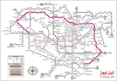 جزییات خط ۹ متروی تهران که قرار است در بهار کلنگ زنی شود