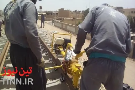 ◄گزارش تصویری / دوخطه کردن راه‌آهن بافق - زرین شهر