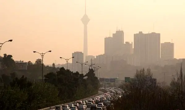 افزایش غلظت آلاینده ازن در هوای تهران

