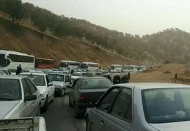 آخرین وضعیت ترافیکی جاده‌های منتهی به مرزمهران
