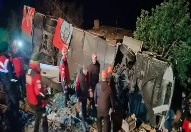 سانحه رانندگی در آنتالیای ترکیه: ۳۳ نفر مصدوم شدند