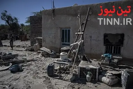 خسارت سیل در روستاهای« زرآباد سیستان و بلوچستان»