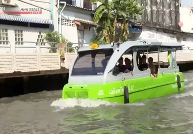 بانکوک، ناوگانی از تاکسی های «آبیِ برقی» را آزمایش می کند

