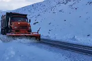 ۱۷ راه روستایی قزوین با بارش برف مسدود شد