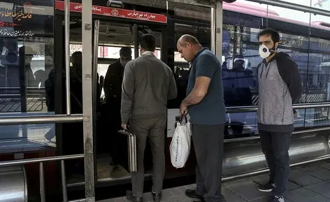  فاصله‌گذاری اجتماعی در اتوبوس‌های پایتخت