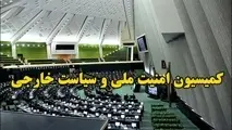 کمیسیون امنیت ملی مجلس سانحه سقوط هواپیمای اوکراینی را بررسی کرد