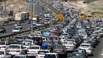 ترافیک نیمه سنگین در آزادراه کرج