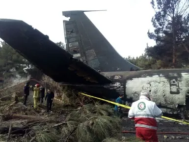 سقوط هواپیما قرقیزستانی در صفادشت