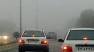 مه ناپایدار جاده های زنجان را فرا گرفته است