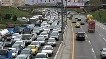 ترافیک سنگین در آزادراه قزوین  کرج