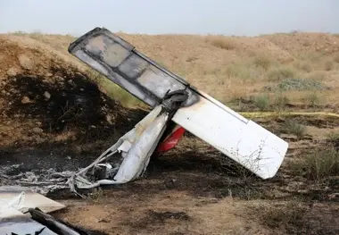 سقوط هواپیمای آموزشی در ترکیه