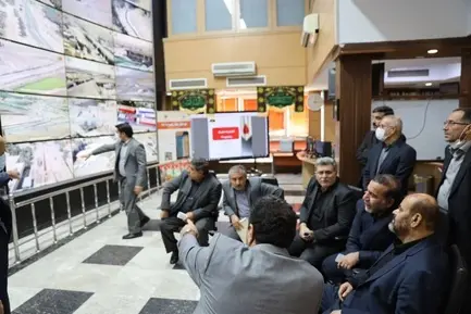 بازدید وزیر راه از مرکز مدیریت راه ها (1)