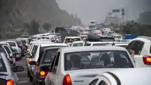 ترافیک سنگین در محور شهریار_تهران