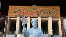 فیلم| برگزاری آئین بدرقه زائران حسینی در ایستگاه راه آهن شهید رئیسی مشهد