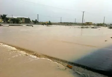 120روستای ریگان در محاصره آب