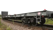 Wagons for heavy containers delivered
