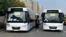 ۶ دستگاه اتوبوس جدید تحویل منطقه ۱۵ تهران شد