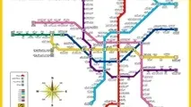 نقشه جدید مترو تهران پس از افتتاح خط ۷ مترو