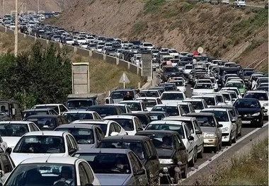 ترافیک سنگین در آزادراه‌ های قزوین کرج و ساوه تهران 