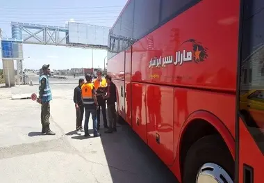 اجرای طرح کنترل و نظارت ناوگان مسافری در محورهای مواصلاتی استان سمنان