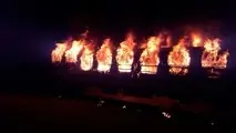 حریق در قطار ف۱ تهران–اهواز بدون خسارت جانی؛ سیر قطار ادامه دارد