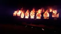 حریق در قطار ف۱ تهران–اهواز بدون خسارت جانی؛ سیر قطار ادامه دارد