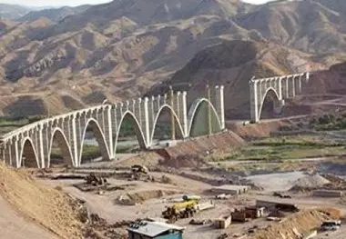 پیشرفت فیزیکی ۸۵ درصدی راه‌آهن قزوین - رشت