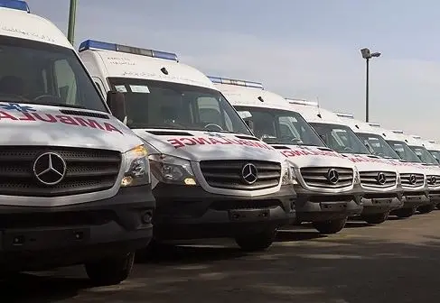 اعزام ۵۵ دستگاه آمبولانس اتوبوس آمبولانس به مناطق زلزله زده خوی