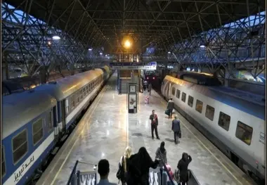 جابه‌جایی بیش از یک میلیون مسافر با قطارهای نوروزی