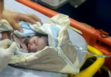 Baby born in Tehran Metro