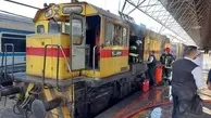 شرکت راه آهن آتش سوزی لوکوموتیو هیتاچی را تکذیب کرد