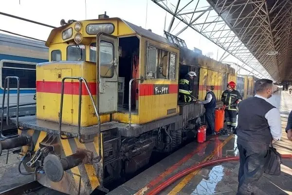 شرکت راه آهن آتش سوزی لوکوموتیو هیتاچی را تکذیب کرد