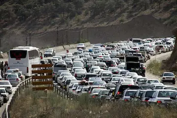ترافیک سنگین در آزادراه کرج – قزوین و بالعکس
