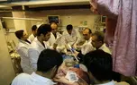مجروحان حادثه واژگونی اتوبوس دانشگاه علوم تحقیقات