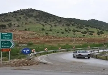 نصب نیوجرسی در تقاطع غیر مسطح یاسوج - شیراز