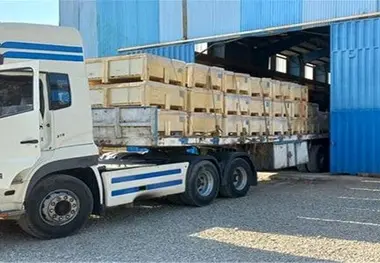 جابجایی بیش از ۲.۶ میلیون تن کالا از پایانه‌ های مرزی شمال سیستان و بلوچستان
