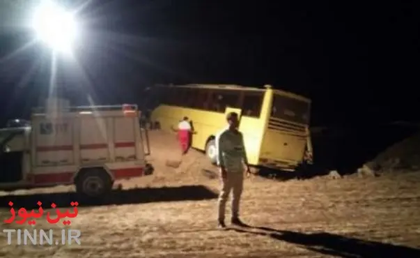 انحراف اتوبوس در جاده قدیم همدان - ساوه حادثه آفرید