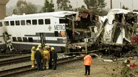 103 کشته و زخمی در حادثه خروج قطار از ریل در آمریکا