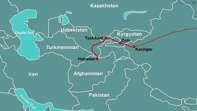 نخستین کانتینرها در مسیر کریدور جدید چین – افغانستان