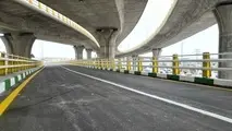عرشه پل B۱ تقاطع چهارسطحه آذربایجان غربی در ارومیه افتتاح شد

