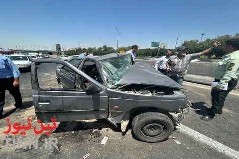 تصادف مرگ‌بار پژو با نیوجرسی در بزرگراه آزادگان
