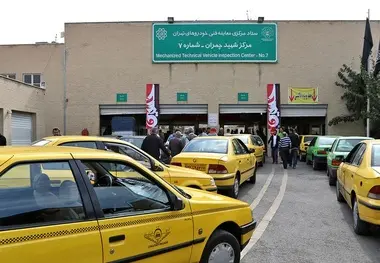 معاینه فنی رایگان خودرو برای تاکسیرانان قزوینی