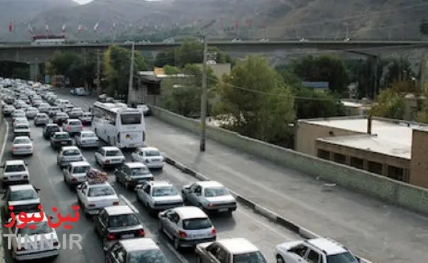 جدول وضعیت ترافیک لحظه‌ای راه‌های اصلی و فرعی استان گیلان - ۱