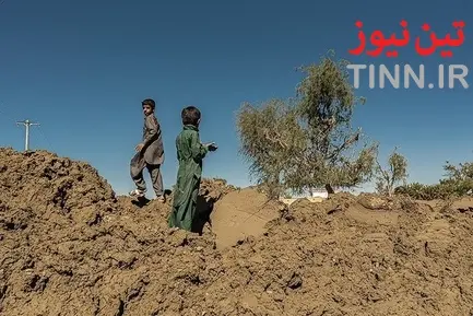 خسارت سیل در روستاهای« زرآباد سیستان و بلوچستان»