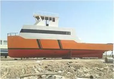 ساخت شناورحمل بارو مسافر بابدنه‌ الیاف کربنی درکشور