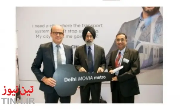Bombardier delivers first MOVIA train for Delhi Metro