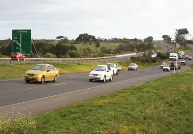 Major repair works underway at Princes Highway in Victoria, Australia