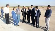 بازدید معاون عمرانی استاندار آذربایجان شرقی از پروژه های فرودگاه تبریز